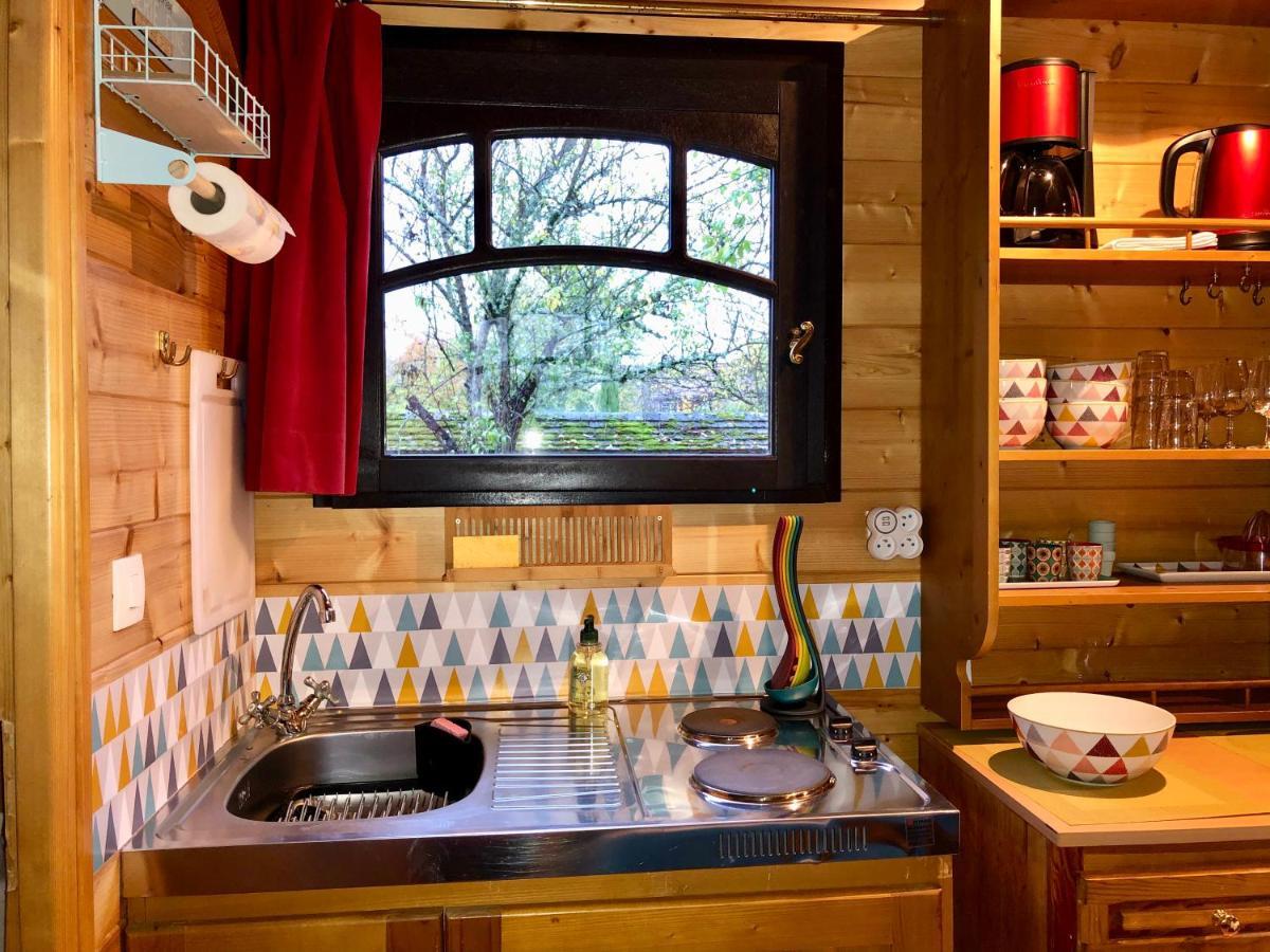 Millygite Roulotte - 4 Seasons Chalet-On-Wheels Extérieur photo