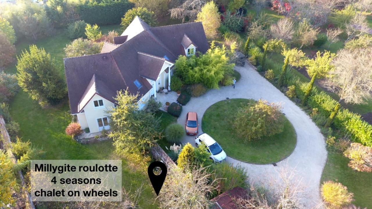 Millygite Roulotte - 4 Seasons Chalet-On-Wheels Extérieur photo
